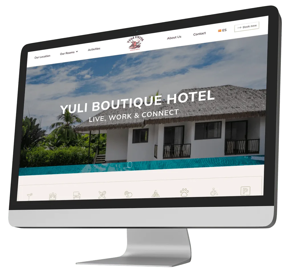 צילום מסך של תיק עבודות ▲ Hotel Yuli