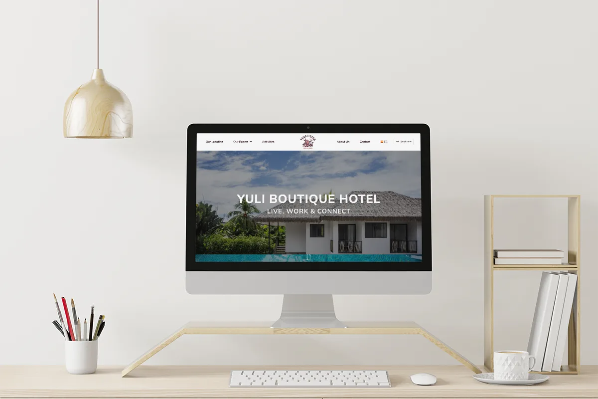 צילום מסך של תיק עבודו Hotel Yuli